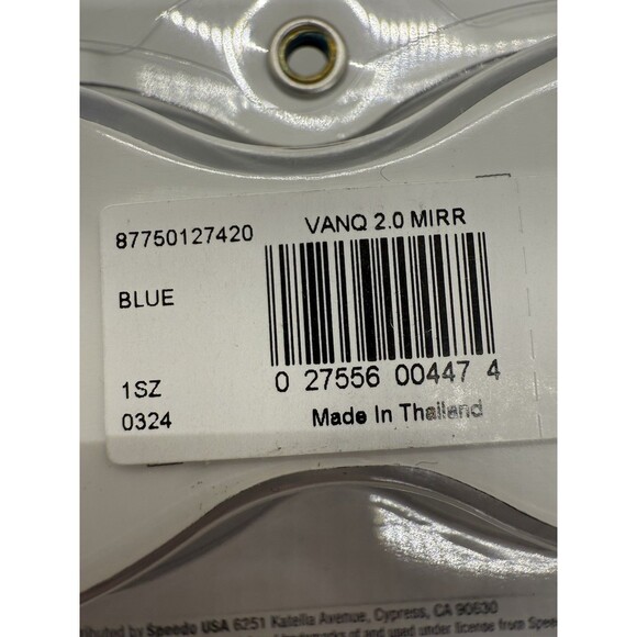 SPEEDO Competitive Vanquished 2.0 Mirrored Silver Swimming Goggles New - Picture 3 of 13